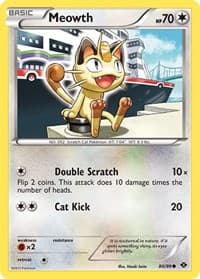 Meowth - Next Destinies - Pokemon card