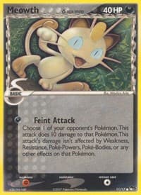 Meowth (Delta Species) - POP Series 5 - Pokemon card