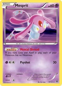 Mesprit - Plasma Blast - Pokemon card