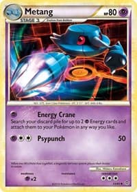 Metang - Unleashed - Pokemon card