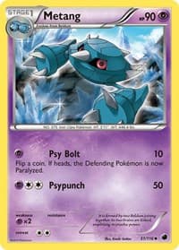 Metang - Plasma Freeze - Pokemon card