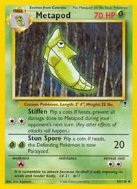 Metapod - Legendary Collection - Pokemon card