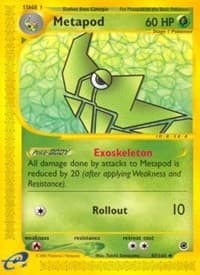 Metapod - Expedition - Pokemon card