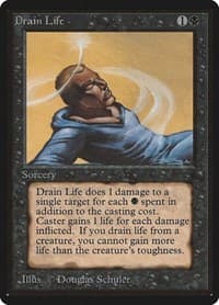 Drain Life - Beta Edition - Magic: The Gathering card