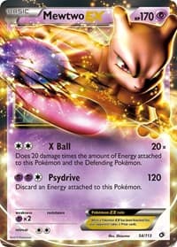 Mewtwo EX - Legendary Treasures - Pokemon card