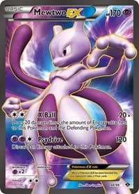 Mewtwo EX (98 Full Art) - Next Destinies - Pokemon card