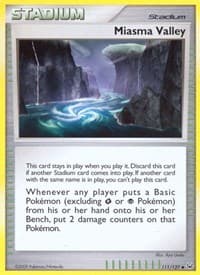 Miasma Valley - Platinum - Pokemon card