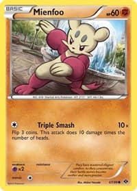 Mienfoo - Next Destinies - Pokemon card