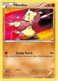 Mienfoo (86) - Boundaries Crossed - Pokemon card