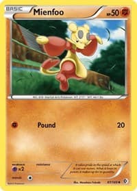 Mienfoo (87) - Boundaries Crossed - Pokemon card