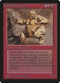 Earth Elemental - Beta Edition - Magic: The Gathering card