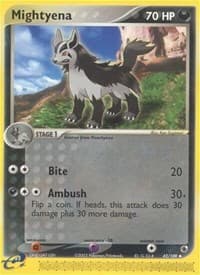 Mightyena - EX Ruby and Sapphire - Pokemon card