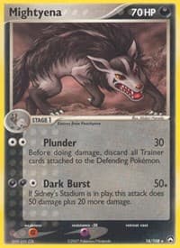 Mightyena - EX Power Keepers - Pokemon card