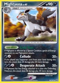 Mightyena - Platinum - Pokemon card