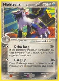 Mightyena (Delta Species) - EX Delta Species - Pokemon card