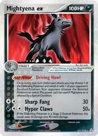 Mightyena ex - EX Holon Phantoms - Pokemon card
