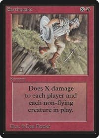 Earthquake - Beta Edition - Magic: The Gathering card