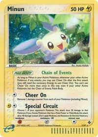 Minun - EX Dragon - Pokemon card