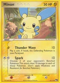 Minun - POP Series 1 - Pokemon card