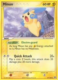 Minun - EX Emerald - Pokemon card