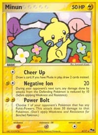 Minun - POP Series 3 - Pokemon card