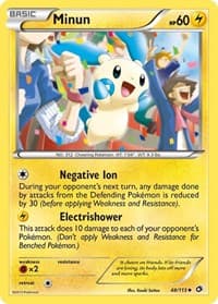 Minun - Legendary Treasures - Pokemon card