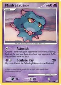 Misdreavus - Diamond and Pearl - Pokemon card
