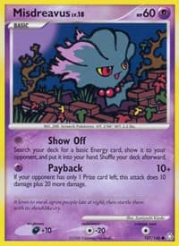 Misdreavus - Legends Awakened - Pokemon card
