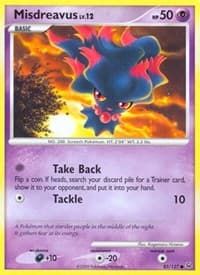 Misdreavus - Platinum - Pokemon card