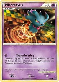 Misdreavus - Unleashed - Pokemon card