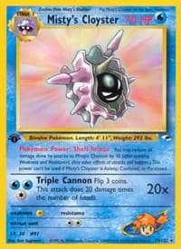 Misty's Cloyster - Gym Heroes - Pokemon card