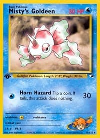 Misty's Goldeen (30) - Gym Heroes - Pokemon card