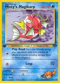 Misty's Magikarp - Gym Challenge - Pokemon card