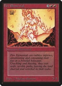 Fire Elemental - Beta Edition - Magic: The Gathering card