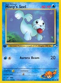 Misty's Seel - Gym Heroes - Pokemon card