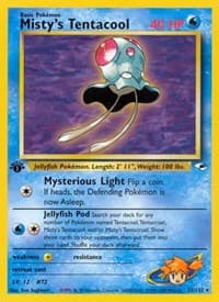 Misty's Tentacool (32) - Gym Heroes - Pokemon card