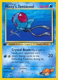Misty's Tentacool (57) - Gym Heroes - Pokemon card