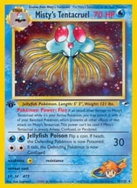 Misty's Tentacruel - Gym Heroes - Pokemon card