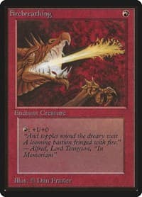 Firebreathing - Beta Edition - Magic: The Gathering card