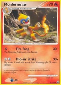 Monferno - Majestic Dawn - Pokemon card