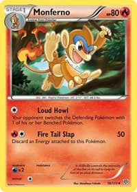 Monferno - Plasma Storm - Pokemon card