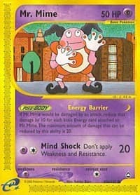 Mr. Mime (95b) - Aquapolis - Pokemon card