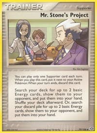 Mr. Stone's Project - EX Emerald - Pokemon card