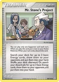 Mr. Stone's Project - EX Holon Phantoms - Pokemon card