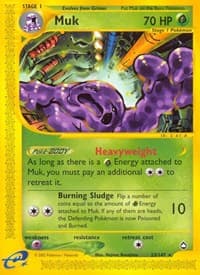 Muk - Aquapolis - Pokemon card