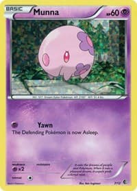 Munna - McDonald's Promos 2011 - Pokemon card