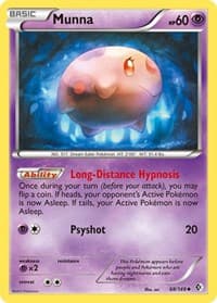 Munna - Boundaries Crossed - Pokemon card