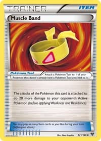 Muscle Band - XY Base Set - Pokemon card