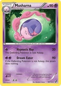 Musharna - Black and White - Pokemon card