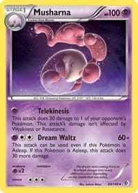Musharna - Boundaries Crossed - Pokemon card